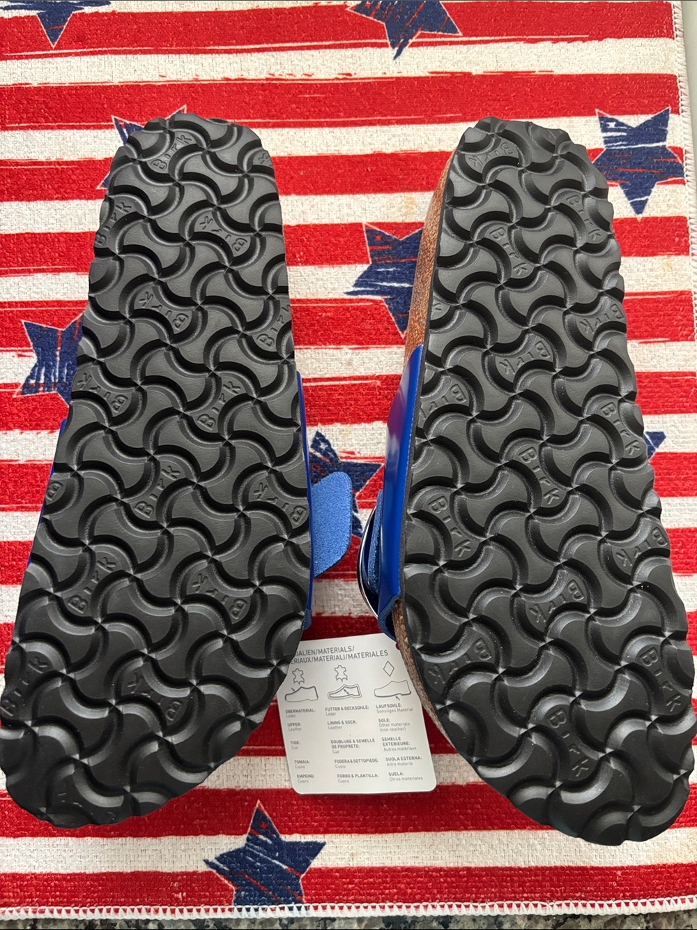 Birkenstock Madrid big buckle high shine cobalt size 38 - Picture 3 of 4